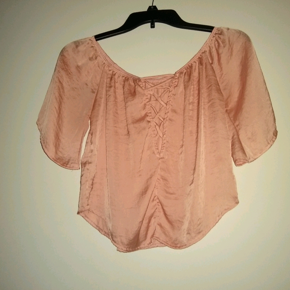 Pink Silky Blouse